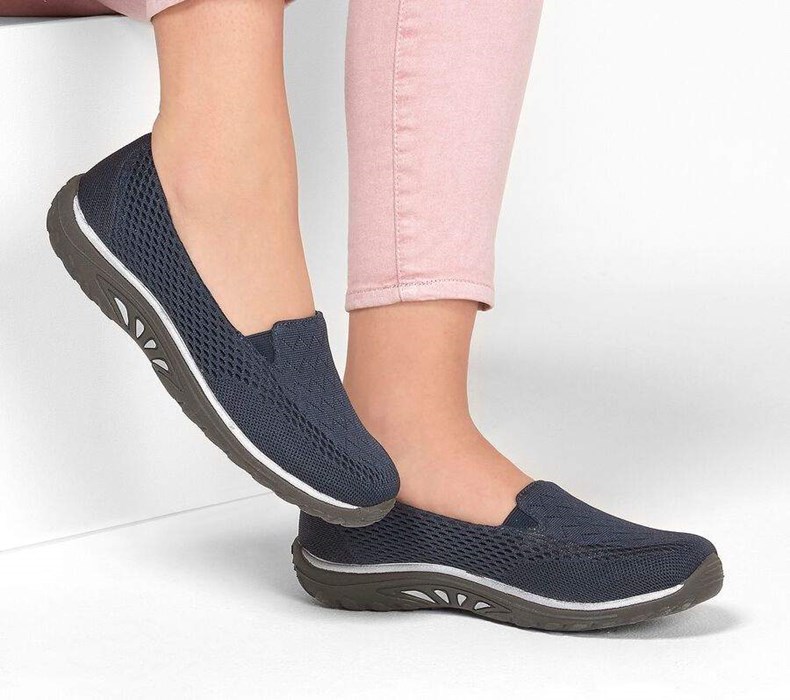 Skechers Slip Ons Clearance Sale - Navy Womens Relaxed Fit: Reggae Fest ...